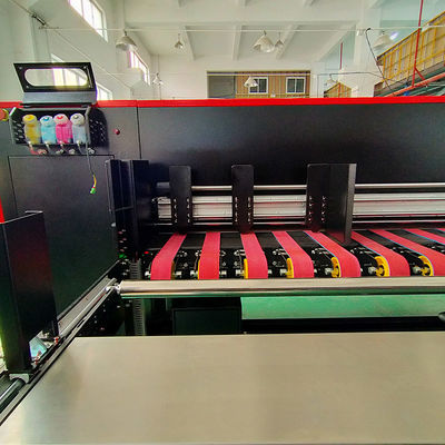 Macchine industriali in-linea di stampa a getto di inchiostro del torchio tipografico della scatola di Digital