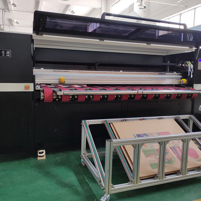 Stampante a getto di inchiostro ondulata Inkjet Corrugated Printer del contenitore di cartone 2500mm che si alimentano